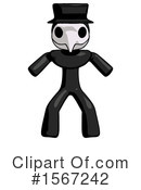 Black Design Mascot Clipart #1567242 by Leo Blanchette