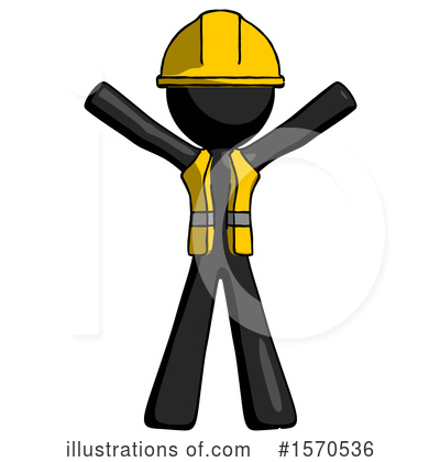 Royalty-Free (RF) Black Design Mascot Clipart Illustration by Leo Blanchette - Stock Sample #1570536