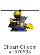 Black Design Mascot Clipart #1570538 by Leo Blanchette