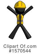 Black Design Mascot Clipart #1570544 by Leo Blanchette