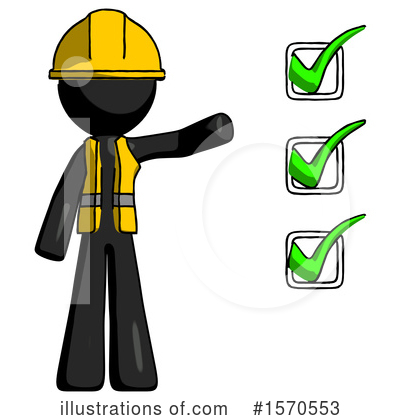 Royalty-Free (RF) Black Design Mascot Clipart Illustration by Leo Blanchette - Stock Sample #1570553