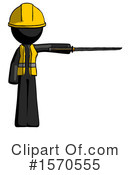 Black Design Mascot Clipart #1570555 by Leo Blanchette