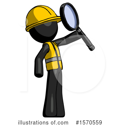 Royalty-Free (RF) Black Design Mascot Clipart Illustration by Leo Blanchette - Stock Sample #1570559