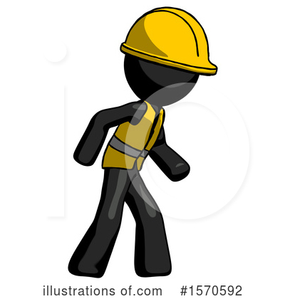 Royalty-Free (RF) Black Design Mascot Clipart Illustration by Leo Blanchette - Stock Sample #1570592