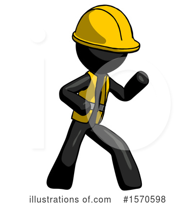 Royalty-Free (RF) Black Design Mascot Clipart Illustration by Leo Blanchette - Stock Sample #1570598
