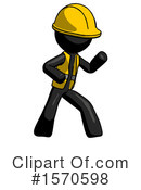 Black Design Mascot Clipart #1570598 by Leo Blanchette