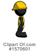 Black Design Mascot Clipart #1570601 by Leo Blanchette