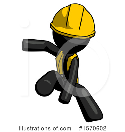 Royalty-Free (RF) Black Design Mascot Clipart Illustration by Leo Blanchette - Stock Sample #1570602