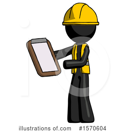 Royalty-Free (RF) Black Design Mascot Clipart Illustration by Leo Blanchette - Stock Sample #1570604