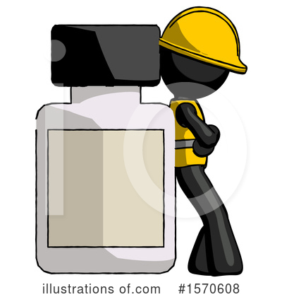 Royalty-Free (RF) Black Design Mascot Clipart Illustration by Leo Blanchette - Stock Sample #1570608
