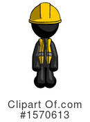 Black Design Mascot Clipart #1570613 by Leo Blanchette