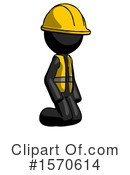 Black Design Mascot Clipart #1570614 by Leo Blanchette