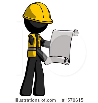 Royalty-Free (RF) Black Design Mascot Clipart Illustration by Leo Blanchette - Stock Sample #1570615