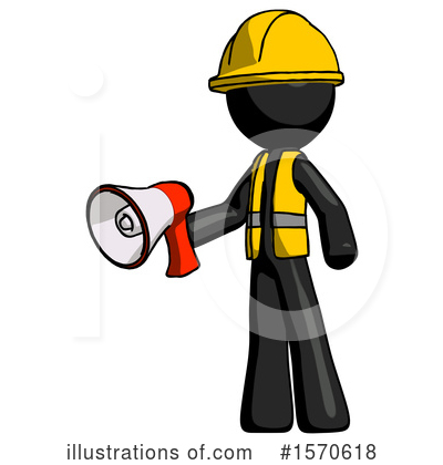 Royalty-Free (RF) Black Design Mascot Clipart Illustration by Leo Blanchette - Stock Sample #1570618