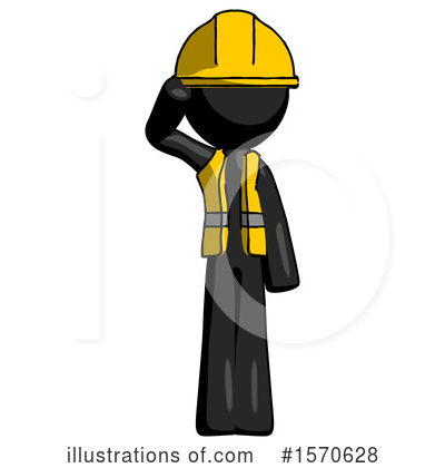 Royalty-Free (RF) Black Design Mascot Clipart Illustration by Leo Blanchette - Stock Sample #1570628