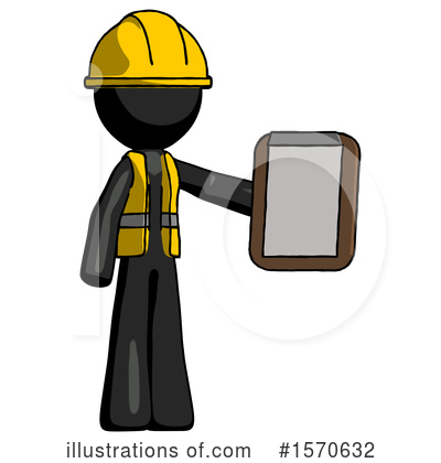 Royalty-Free (RF) Black Design Mascot Clipart Illustration by Leo Blanchette - Stock Sample #1570632