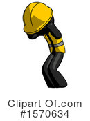 Black Design Mascot Clipart #1570634 by Leo Blanchette