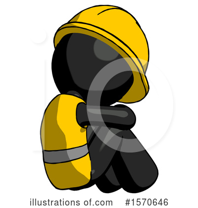 Royalty-Free (RF) Black Design Mascot Clipart Illustration by Leo Blanchette - Stock Sample #1570646