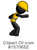 Black Design Mascot Clipart #1570652 by Leo Blanchette