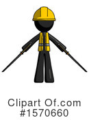 Black Design Mascot Clipart #1570660 by Leo Blanchette