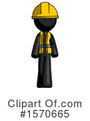 Black Design Mascot Clipart #1570665 by Leo Blanchette