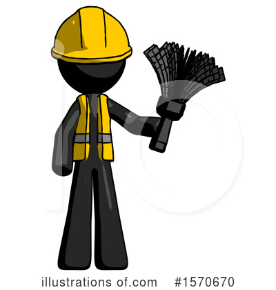 Royalty-Free (RF) Black Design Mascot Clipart Illustration by Leo Blanchette - Stock Sample #1570670