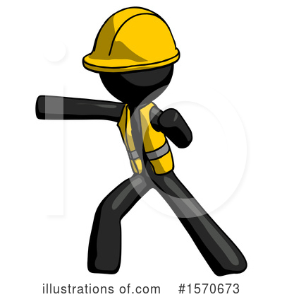 Royalty-Free (RF) Black Design Mascot Clipart Illustration by Leo Blanchette - Stock Sample #1570673