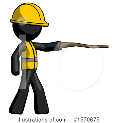 Royalty-Free (RF) Black Design Mascot Clipart Illustration by Leo Blanchette - Stock Sample #1570675