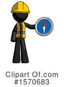 Black Design Mascot Clipart #1570683 by Leo Blanchette