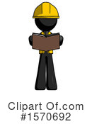 Black Design Mascot Clipart #1570692 by Leo Blanchette
