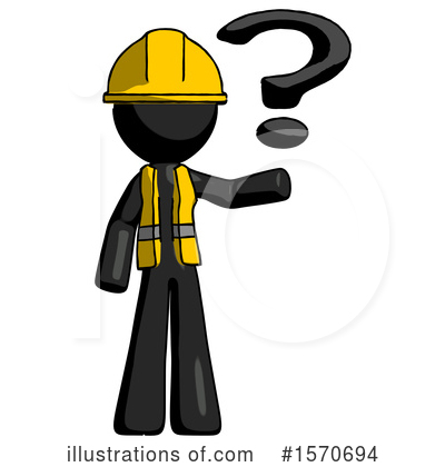 Royalty-Free (RF) Black Design Mascot Clipart Illustration by Leo Blanchette - Stock Sample #1570694