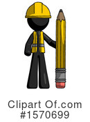 Black Design Mascot Clipart #1570699 by Leo Blanchette