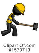 Black Design Mascot Clipart #1570713 by Leo Blanchette