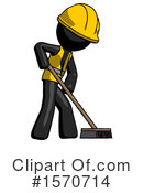 Black Design Mascot Clipart #1570714 by Leo Blanchette