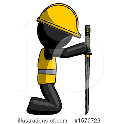 Royalty-Free (RF) Black Design Mascot Clipart Illustration by Leo Blanchette - Stock Sample #1570729