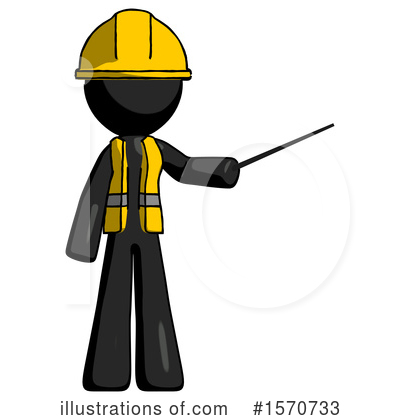 Royalty-Free (RF) Black Design Mascot Clipart Illustration by Leo Blanchette - Stock Sample #1570733