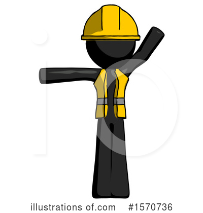 Royalty-Free (RF) Black Design Mascot Clipart Illustration by Leo Blanchette - Stock Sample #1570736