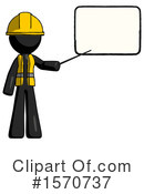 Black Design Mascot Clipart #1570737 by Leo Blanchette