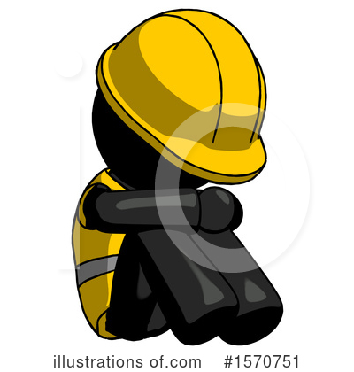 Royalty-Free (RF) Black Design Mascot Clipart Illustration by Leo Blanchette - Stock Sample #1570751