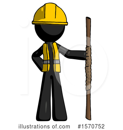 Royalty-Free (RF) Black Design Mascot Clipart Illustration by Leo Blanchette - Stock Sample #1570752