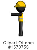 Black Design Mascot Clipart #1570753 by Leo Blanchette