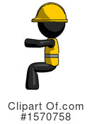Black Design Mascot Clipart #1570758 by Leo Blanchette