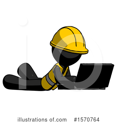 Royalty-Free (RF) Black Design Mascot Clipart Illustration by Leo Blanchette - Stock Sample #1570764