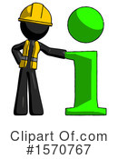Black Design Mascot Clipart #1570767 by Leo Blanchette