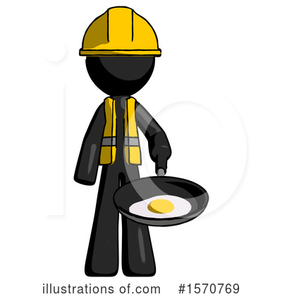 Royalty-Free (RF) Black Design Mascot Clipart Illustration by Leo Blanchette - Stock Sample #1570769