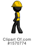 Black Design Mascot Clipart #1570774 by Leo Blanchette