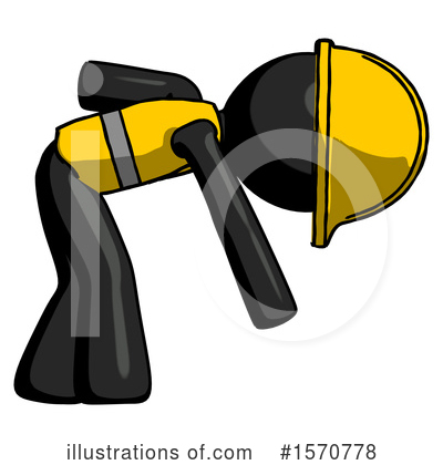 Royalty-Free (RF) Black Design Mascot Clipart Illustration by Leo Blanchette - Stock Sample #1570778