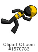 Black Design Mascot Clipart #1570783 by Leo Blanchette
