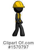 Black Design Mascot Clipart #1570797 by Leo Blanchette
