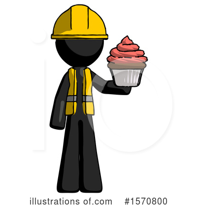 Royalty-Free (RF) Black Design Mascot Clipart Illustration by Leo Blanchette - Stock Sample #1570800